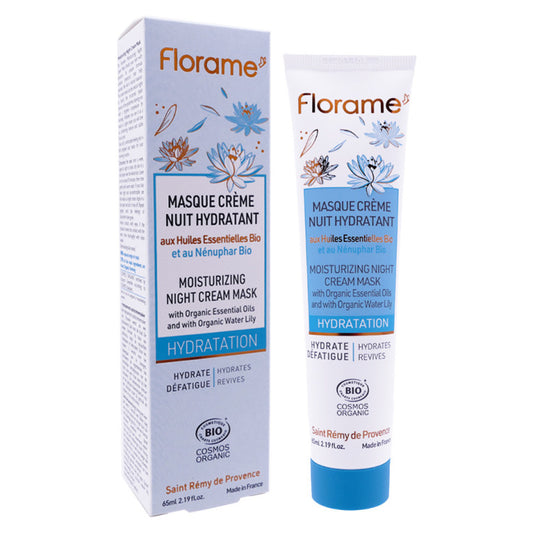 FLORAME MASQUE CR√àME NUIT HYDRATANT BIO 65ML