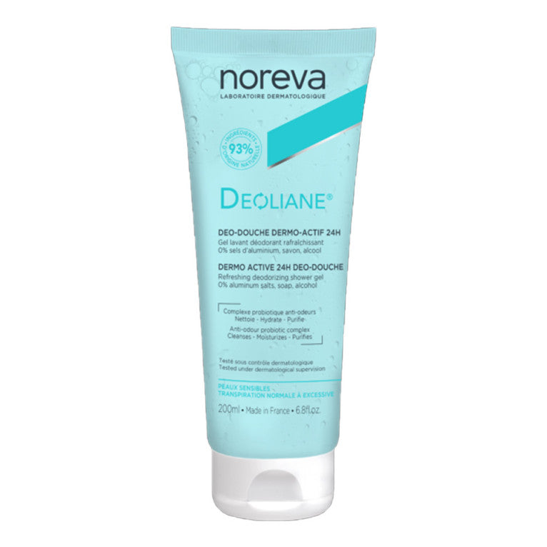 NOREVA DEOLIANE DEO-DOUCHE DERMO-ACTIF 24H 200ML