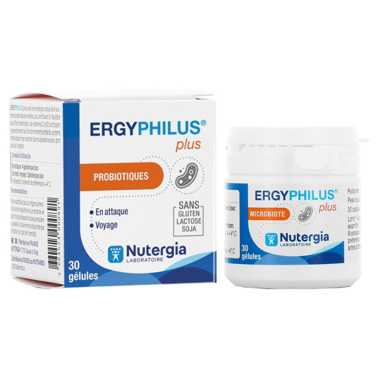 NUTERGIA ERGYPHILUS PLUS PROBIOTIQUES 30 GELULES