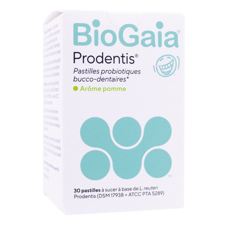 BIOGAIA PRODENTIS 30 PASTILLES AR√îME POMME