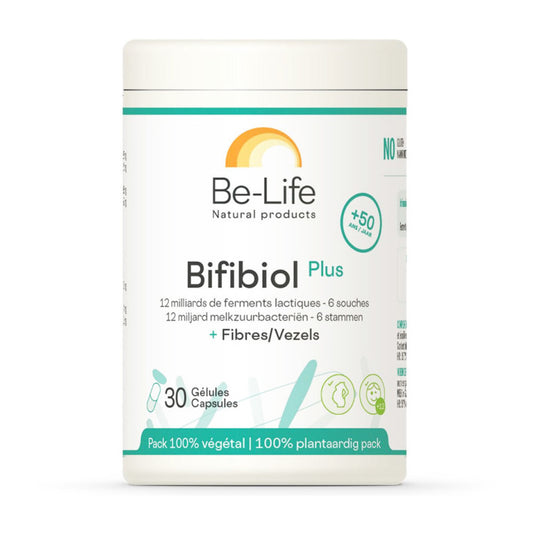 BE-LIFE BIFIBIOL PLUS 6 SOUCHES + FIBRES 30 GELULES