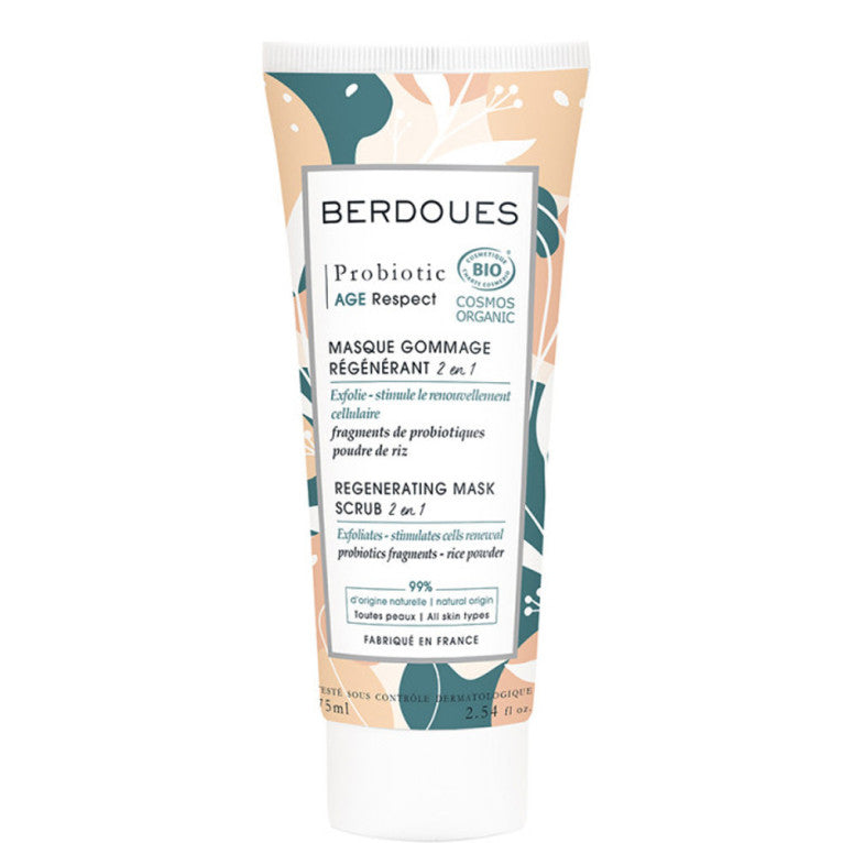 BERDOUES PROBIOTIC MASQUE GOMMAGE REGENERANT 75ML