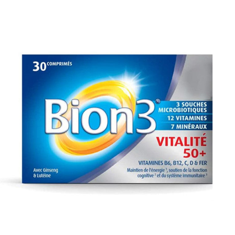 BION 3 VITALITE 50+ 30 COMPRIMES