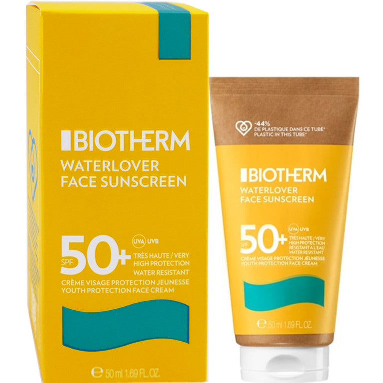 BIOTHERM WATERLOVER SPF50+ CREME SOLAIRE VISAGE 50ML