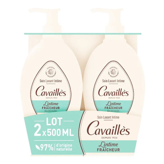 ROGE CAVAILLES SOIN LAVANT L'INTIME FRAICHEUR LOT DE 2X500ML