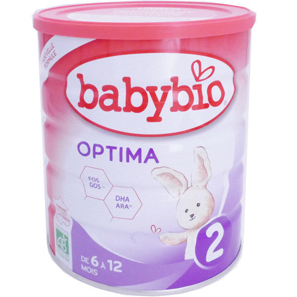 BABYBIO OPTIMA 2 6-12 MOIS 800G