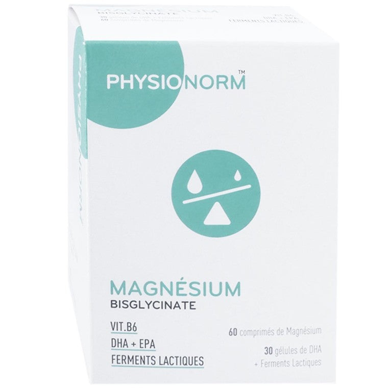 PHYSIONORM MAGNESIUM BISGLYCINATE 60 COMPRIMES + 30 GELULES