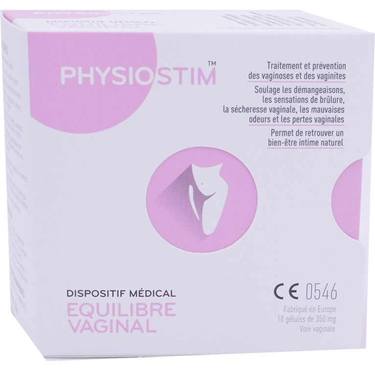 PHYSIOSTIM EQUILIBRE VAGINAL 10 GELULES VAGINALE