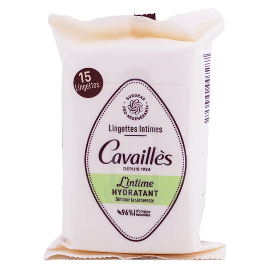 ROGE CAVAILLES LINGETTES INTIMES HYDRATANT 15 LINGETTES