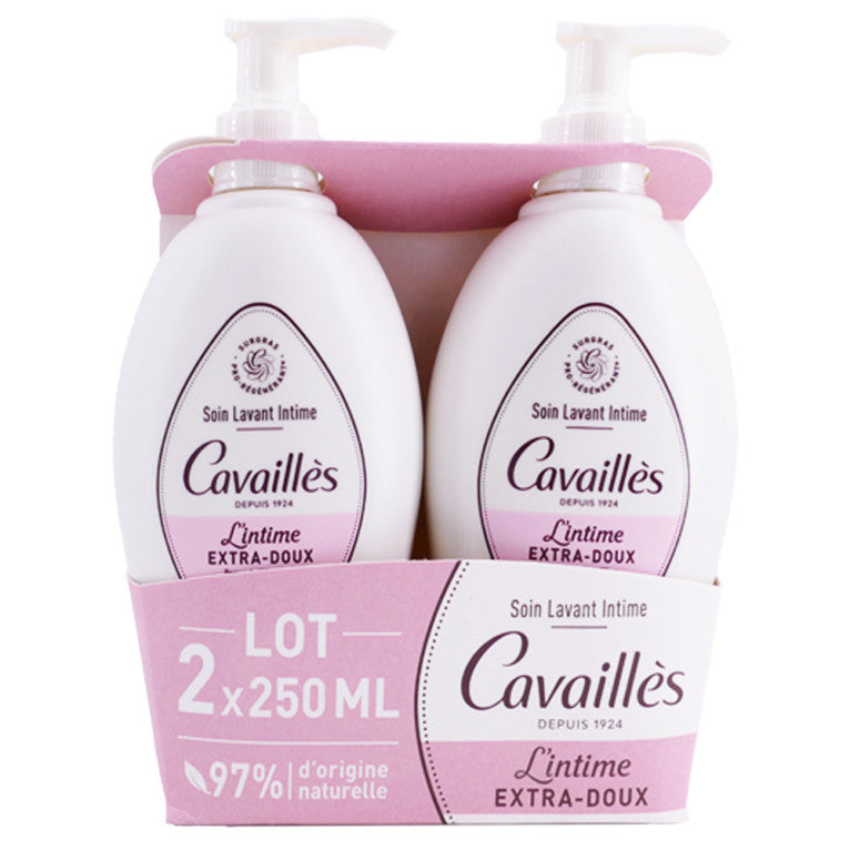 ROGE CAVAILLES SOIN LAVANT INTIME EXTRA DOUX LOT DE 2X250ML