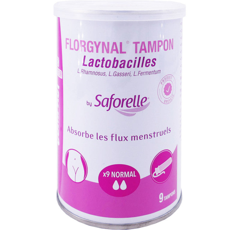 SAFORELLE FLORGYNAL TAMPON LACTOBACILLES NORMAL AVEC APPLICATEUR X9