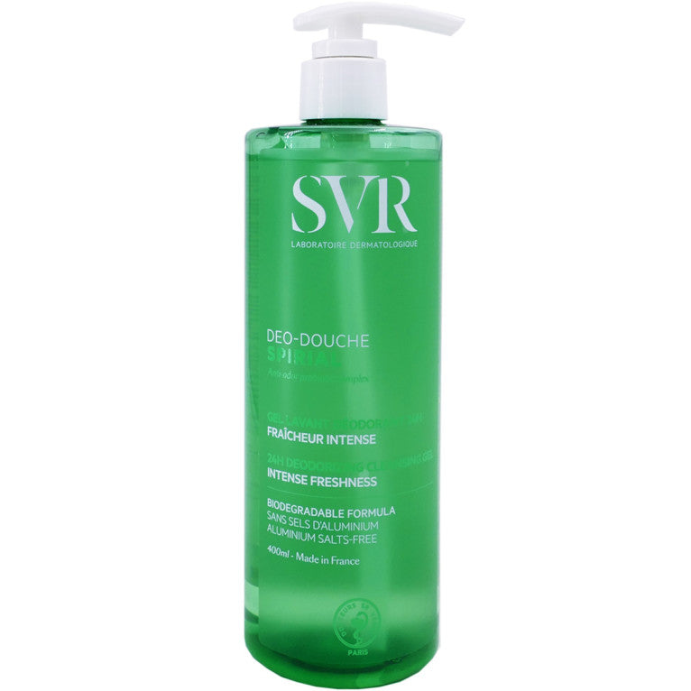 SVR DEO-DOUCHE GEL LAVANT DEODORANT 24H FRAICHEUR INTENSE 400ML