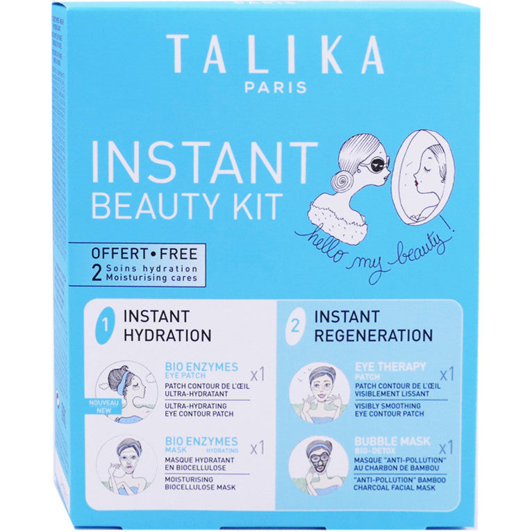 TALIKA INSTANT BEAUTY KIT 2 PATCHS + 2 MASQUES